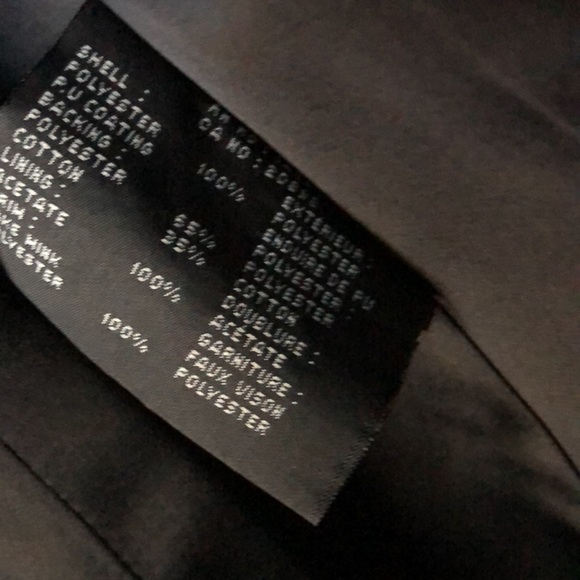 Andrew Marc black XS coat faux fur collar/cuffs - Picture 4 of 9